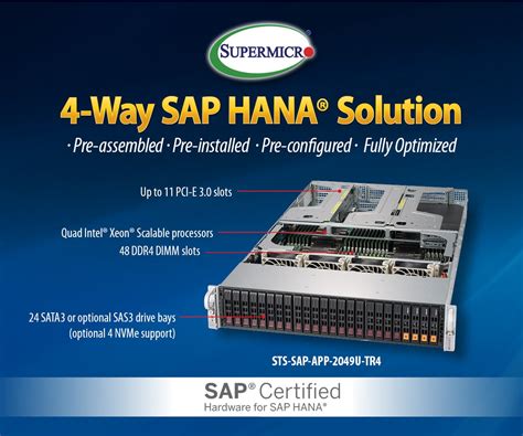 sap hana certified storage.